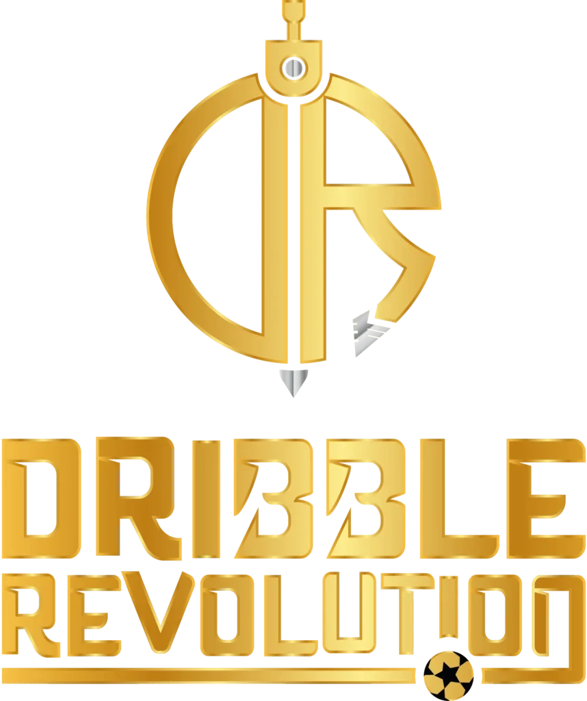 Logo dribble revolution doré